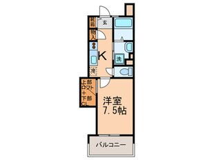 アクタス博多Ｖタワ－の物件間取画像